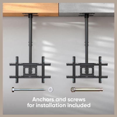 Onkron TV SET ACC CEILING MOUNT/32-80" BLACK N2L-B ONKRON