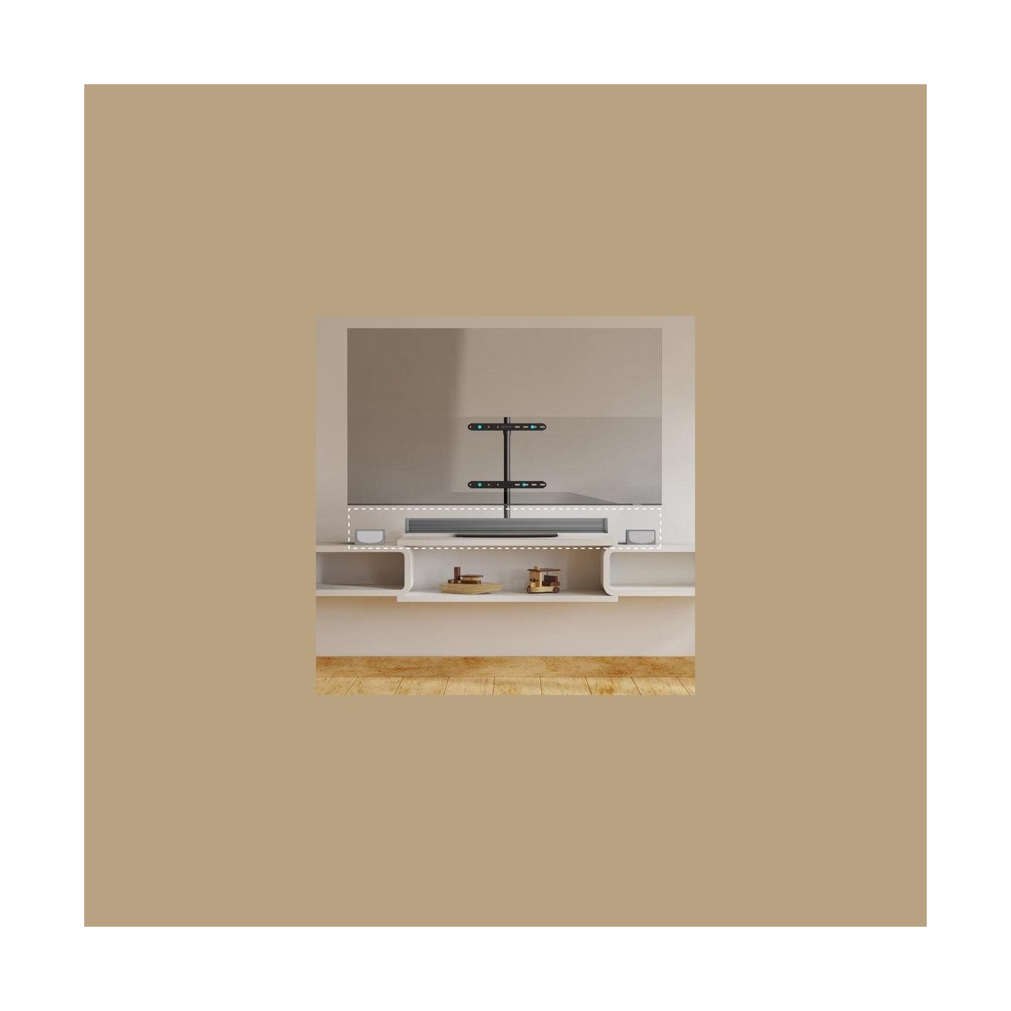 Onkron TV SET ACC DESKTOP STAND/32-75" BLACK PT3-B ONKRON