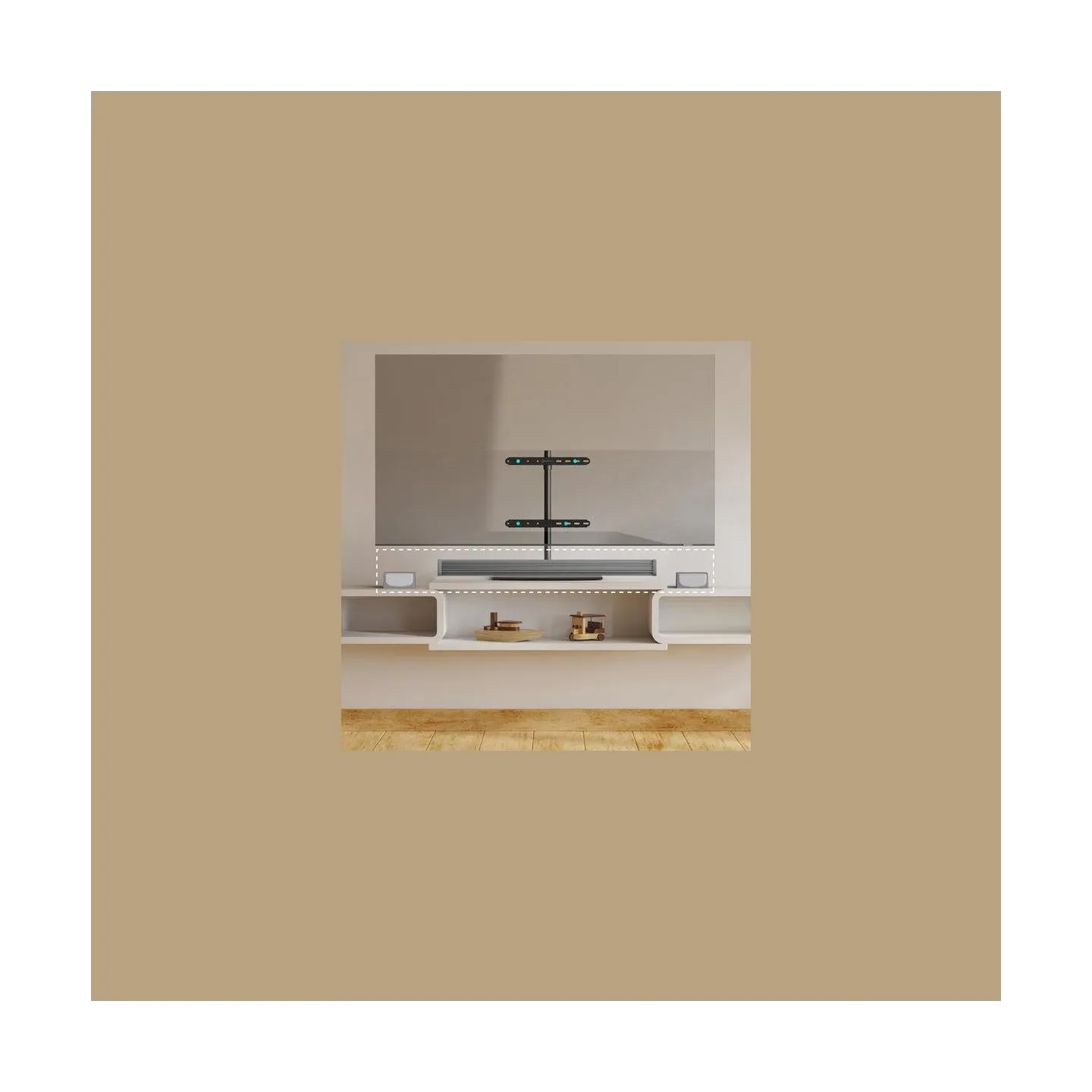 Onkron TV SET ACC DESKTOP STAND/32-75" BLACK PT3-B ONKRON