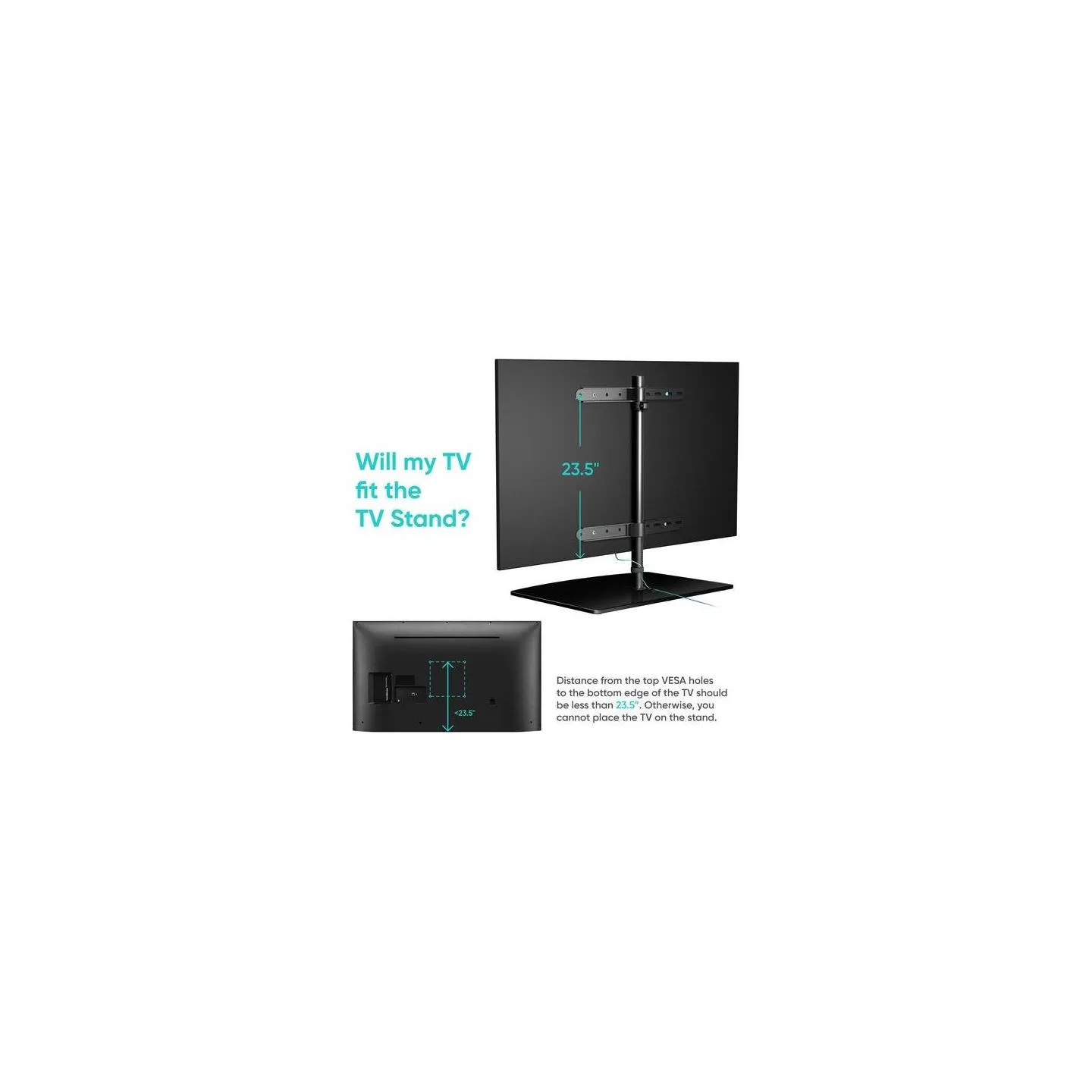 Onkron TV SET ACC DESKTOP STAND/32-75" BLACK PT3-B ONKRON