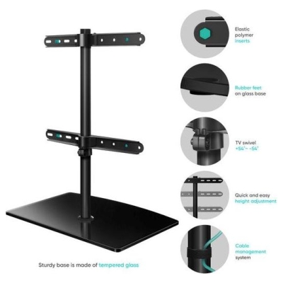 Onkron TV SET ACC DESKTOP STAND/32-75" BLACK PT3-B ONKRON