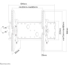 Neomounts TV SET ACC WALL MOUNT 37-85"/PLASMA-W200BLACK NEOMOUNTS