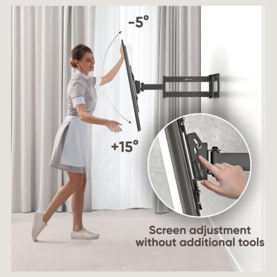 Onkron TV SET ACC WALL MOUNT/40-75"/BLACK M7L-B ONKRON