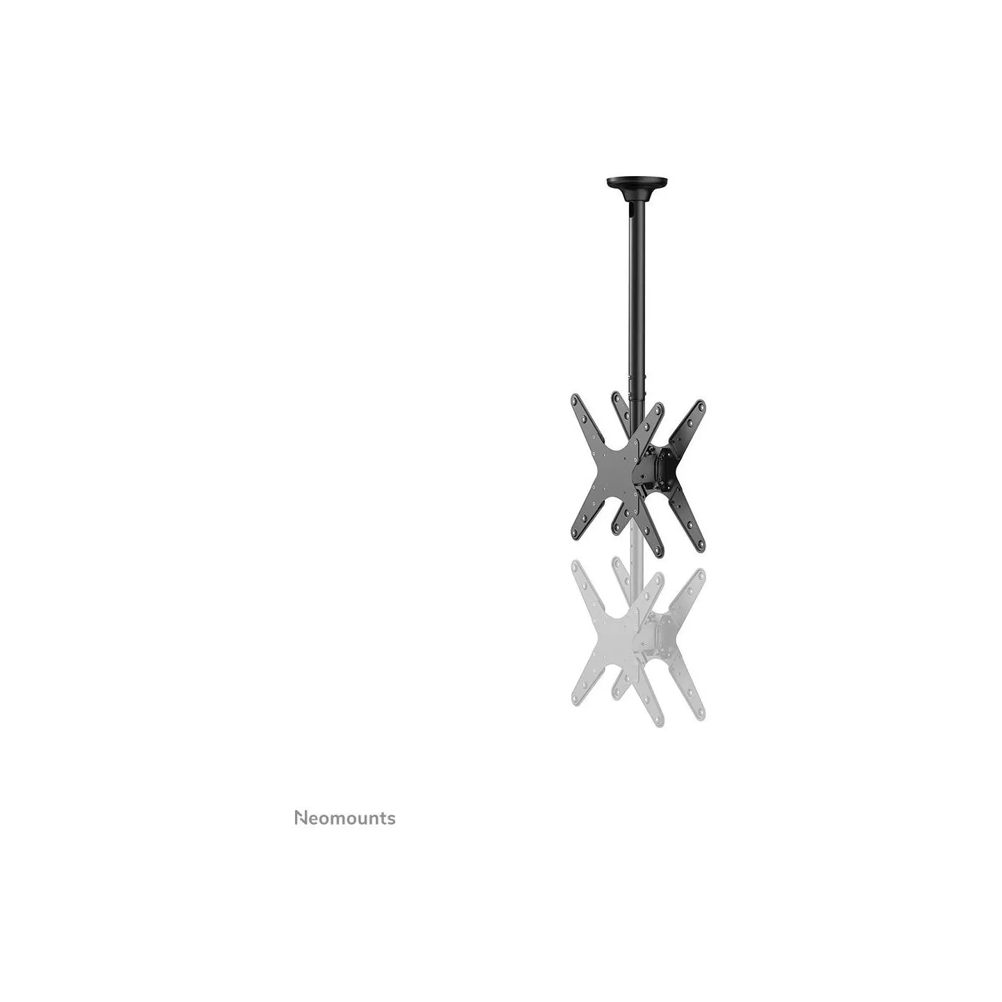 Neomounts BY NEWSTAR BACK TO BACK SCREEN CEILING MOUNT (HEIGHT: 106-156 CM)