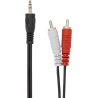 Sbox 3.5-2RCA-M/M-2/R 3.5mm M.->2 X RCA M, 2M