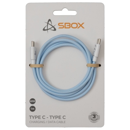 Sbox TYPE-C-1-BL Type C - Type C M/M 1m Blue
