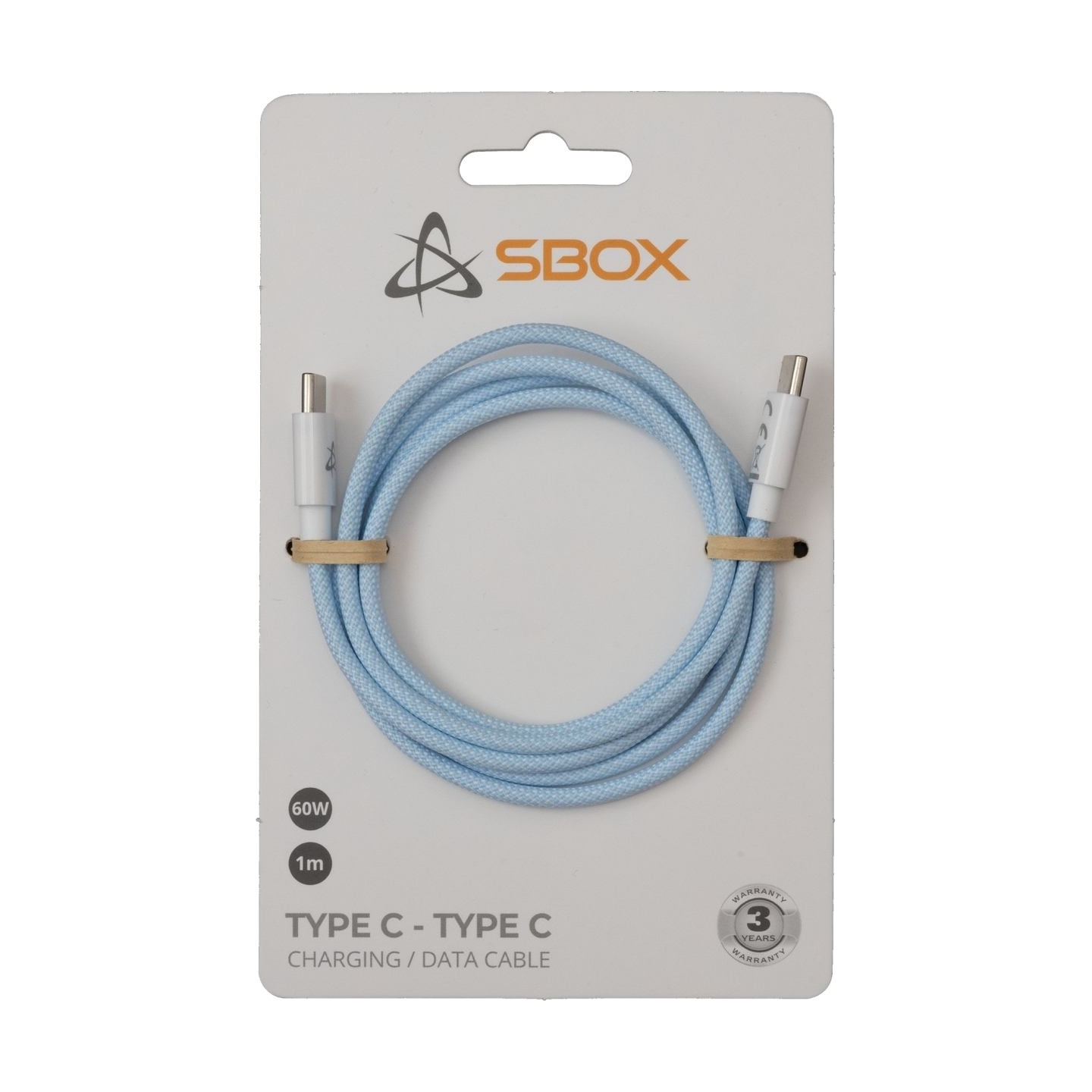 Sbox TYPE-C-1-BL Type C - Type C M/M 1m Blue