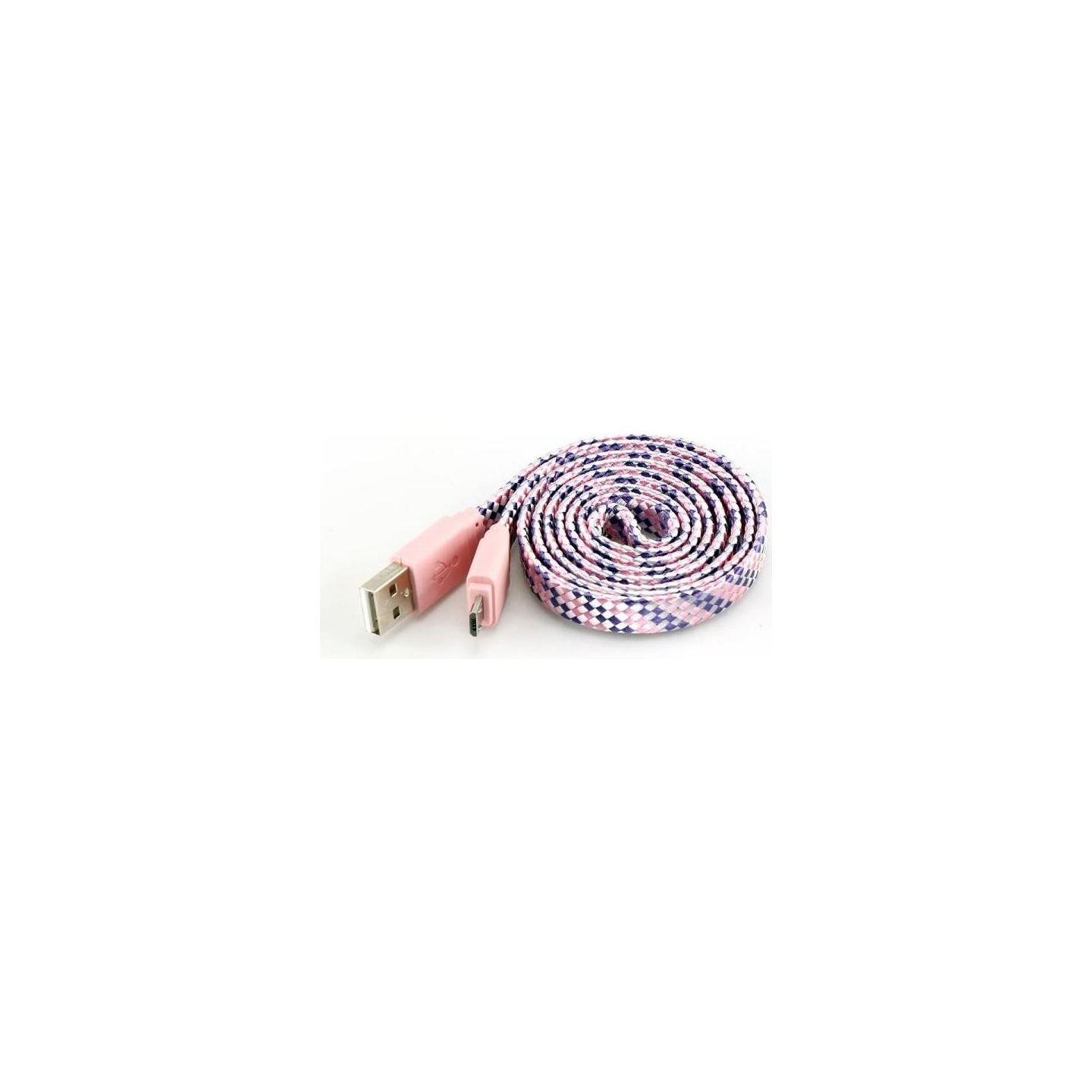 Sbox USB->Micro USB 2.0 M/M 1m colorfull blister rose USB-103CF-P