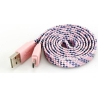 Sbox USB->Micro USB 2.0 M/M 1m colorfull blister rose USB-103CF-P