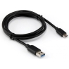 Sbox USB3.0->USB3.0 Type C M/M 1,5m CTYPE-15