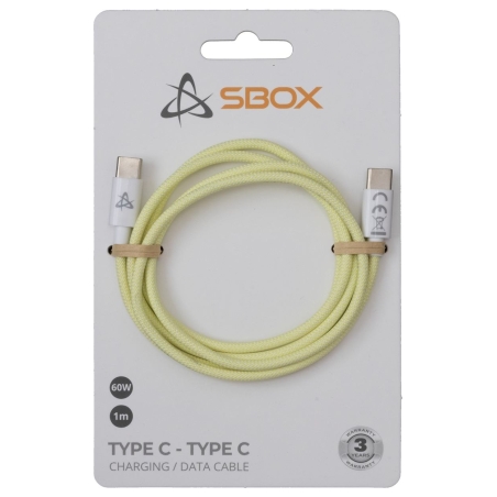 Sbox Type C - Type C M/M 1m yellow TYPEC-1-Y