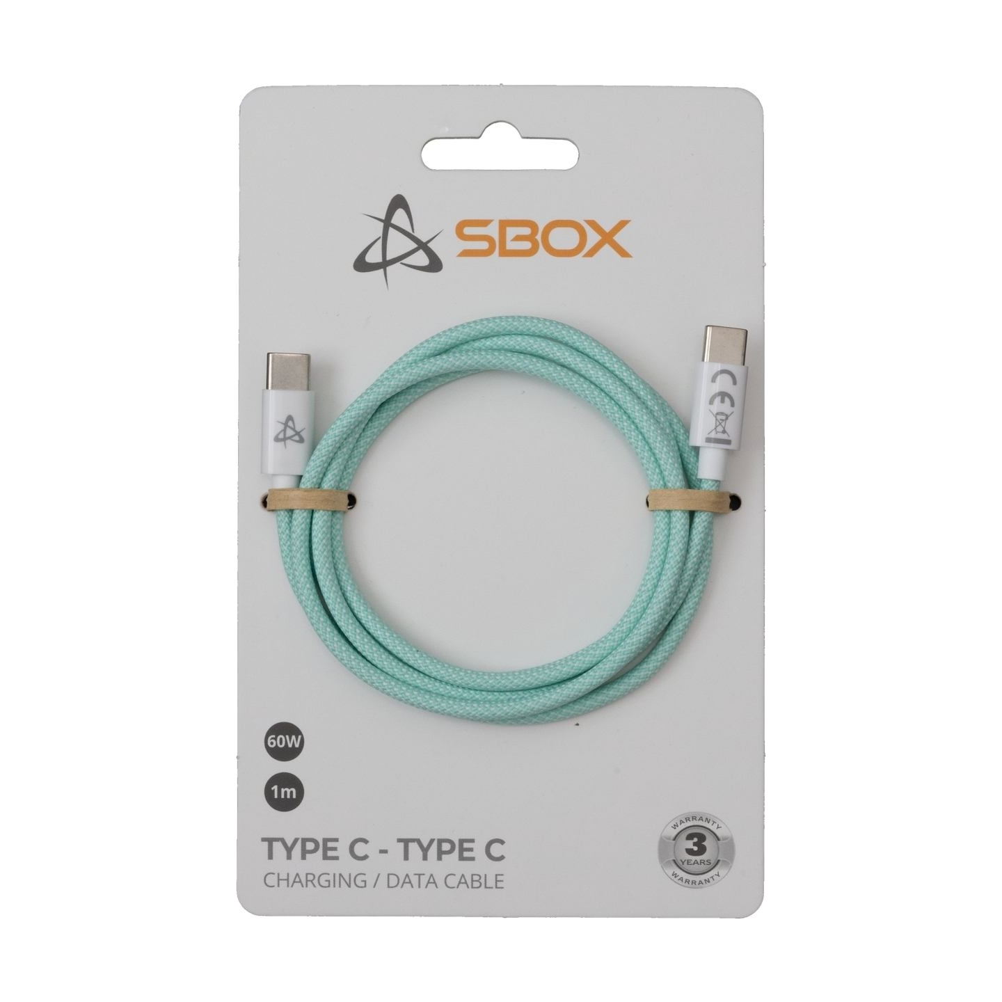 Sbox Type C - Type C M/M 1m green TYPEC-1-G