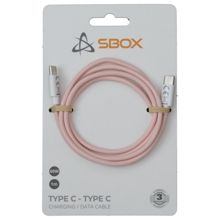 Sbox Type C - Type C M/M 1m pink TYPEC-1-P