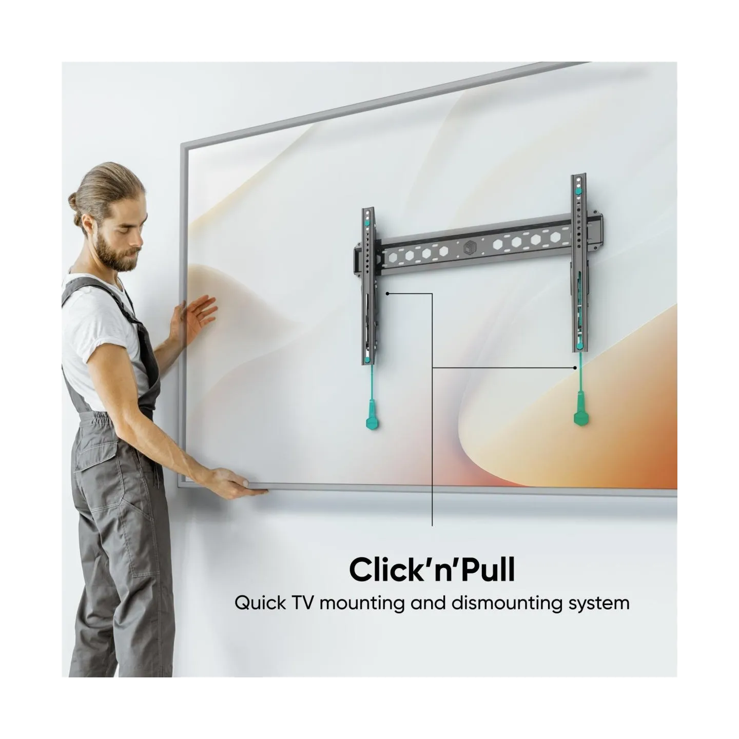 Onkron TV SET ACC WALL MOUNT /43-85"/BLACK TM6-B ONKRON