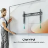 Onkron TV SET ACC WALL MOUNT /43-85"/BLACK TM6-B ONKRON
