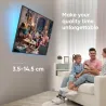 Onkron TV SET ACC WALL MOUNT /43-85"/BLACK TM6-B ONKRON