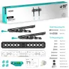 Onkron TV SET ACC WALL MOUNT /43-85"/BLACK TM6-B ONKRON