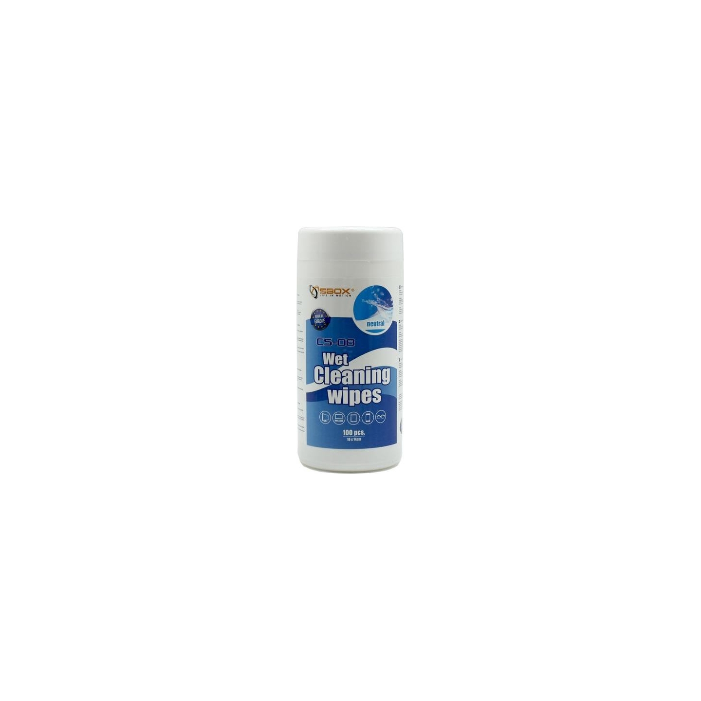 Sbox CS-08 Wet Cleaning Wipes 100pcs