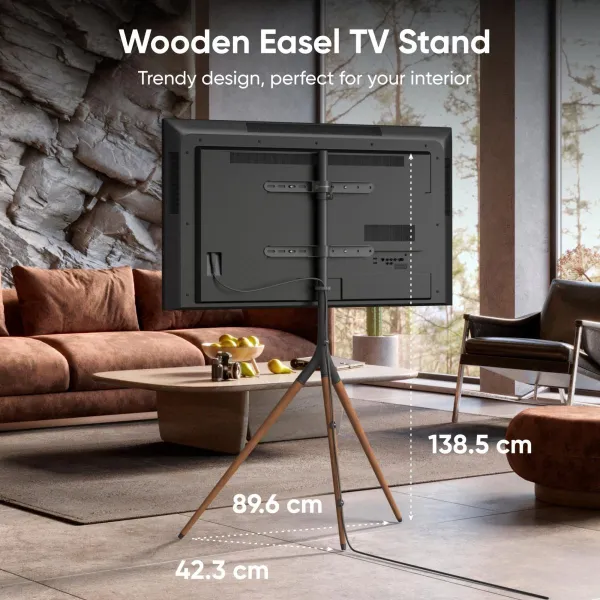 Onkron TV SET ACC FLOOR STAND /32-65"/BLACK TS1220-B ONKRON