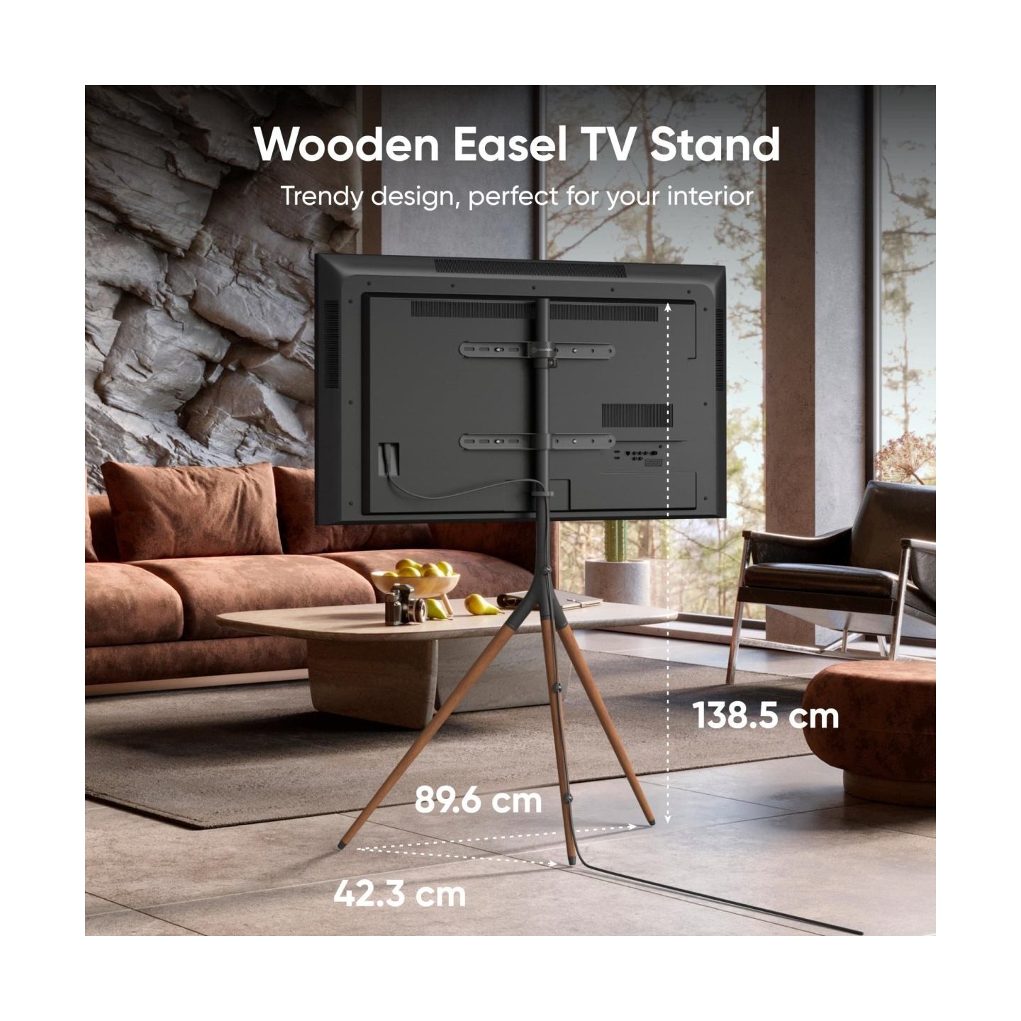 Onkron TV SET ACC FLOOR STAND /32-65"/BLACK TS1220-B ONKRON