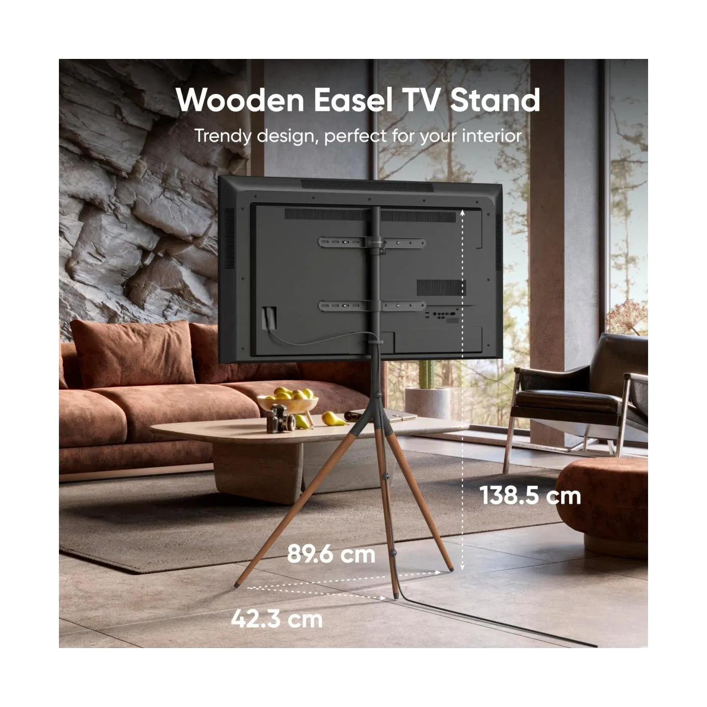 Onkron TV SET ACC FLOOR STAND /32-65"/BLACK TS1220-B ONKRON
