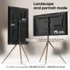 Onkron TV SET ACC FLOOR STAND /32-65"/BLACK TS1220-B ONKRON