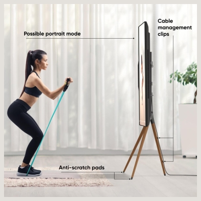 Onkron TV SET ACC FLOOR STAND /32-65"/BLACK TS1220-B ONKRON