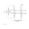 Neomounts TV SET ACC WALL MOUNT BLACK/60-100" LFD-W2000 NEOMOUNTS