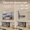 Onkron TV SET ACC WALL MOUNT/42-110"/BLACK M8L-B ONKRON