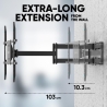 Onkron TV SET ACC WALL MOUNT/42-110"/BLACK M8L-B ONKRON