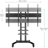 Onkron TV SET ACC DUAL VESA PANEL/ADV1881-B ONKRON