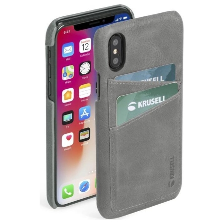 Krusell Sunne Cover Apple iPhone XS Max vintage grey