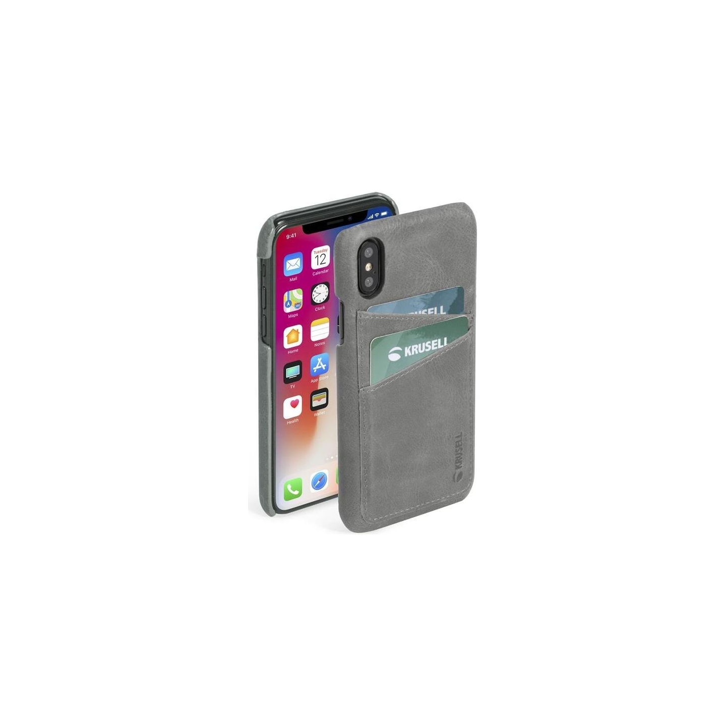 Krusell Sunne Cover Apple iPhone XS Max vintage grey