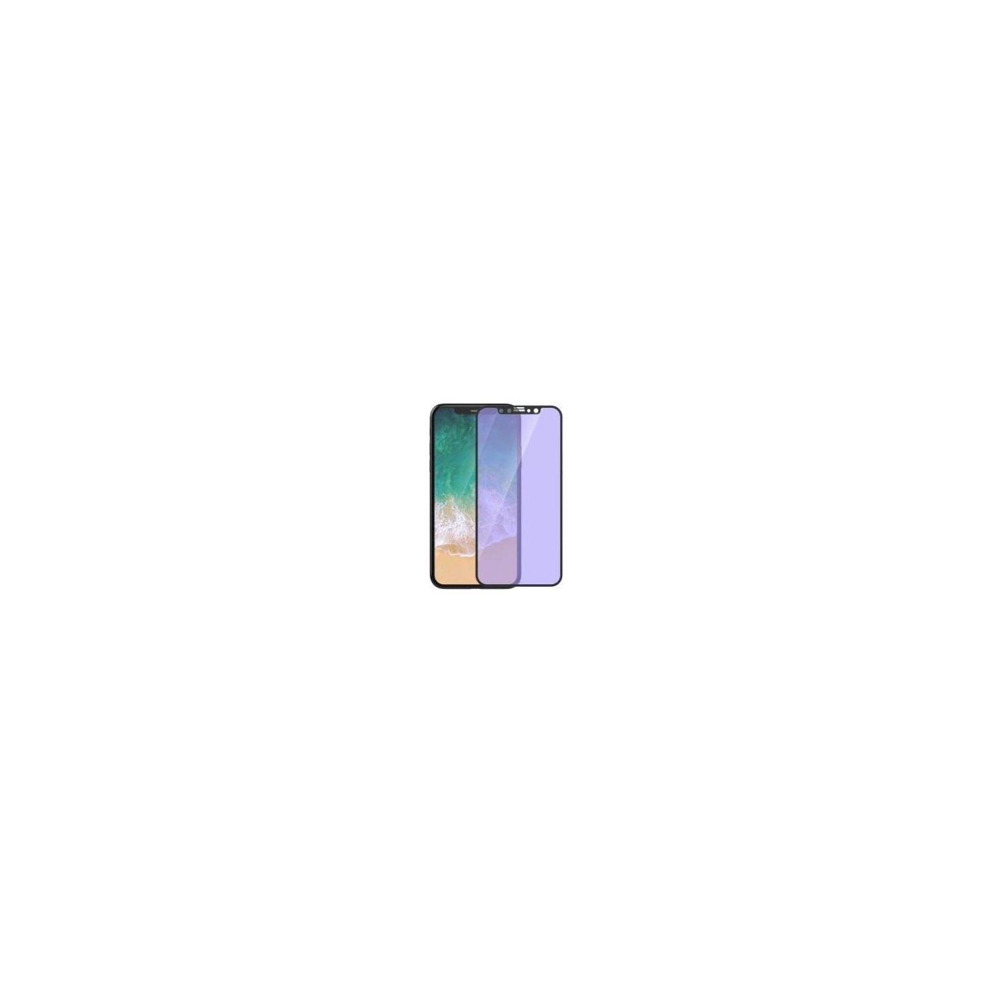 Devia Van Anti-blue Ray Full Screen Tempered Glass iPhone XS/X(5.8) black(10pcs)