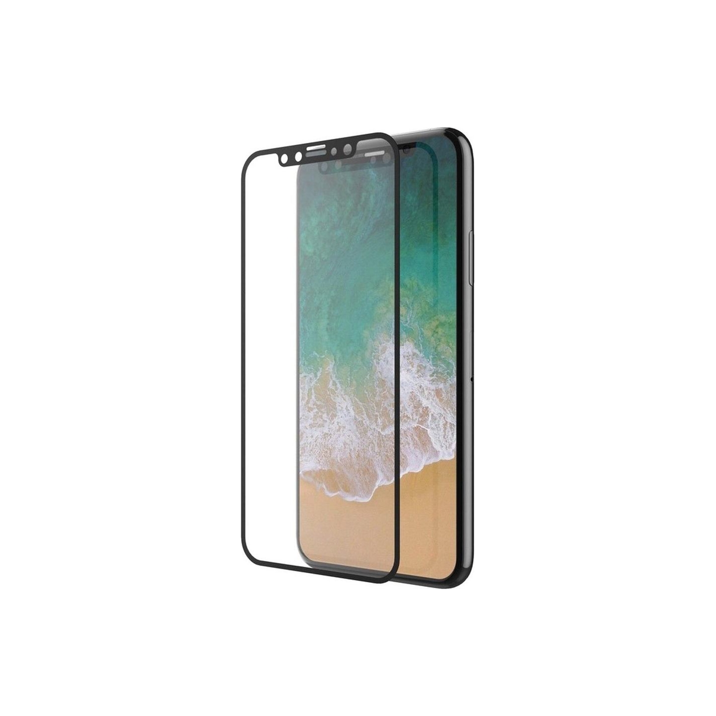 Devia Van Entire View Full Tempered Glass iPhone XS/X(5.8) black