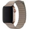 Devia Elegant Leather Loop(44mm) for Apple Watch stone