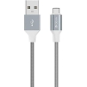 Devia Pheez Series Cable Set for Micro 3 Pack (25CM,1M,2M) gray