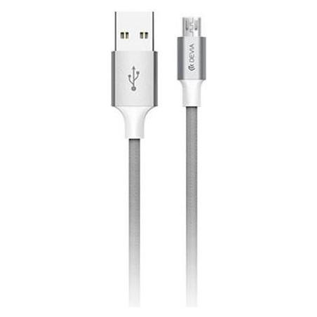 Devia Pheez Series Cable for Micro USB (5V 2.4A, 2M) grey