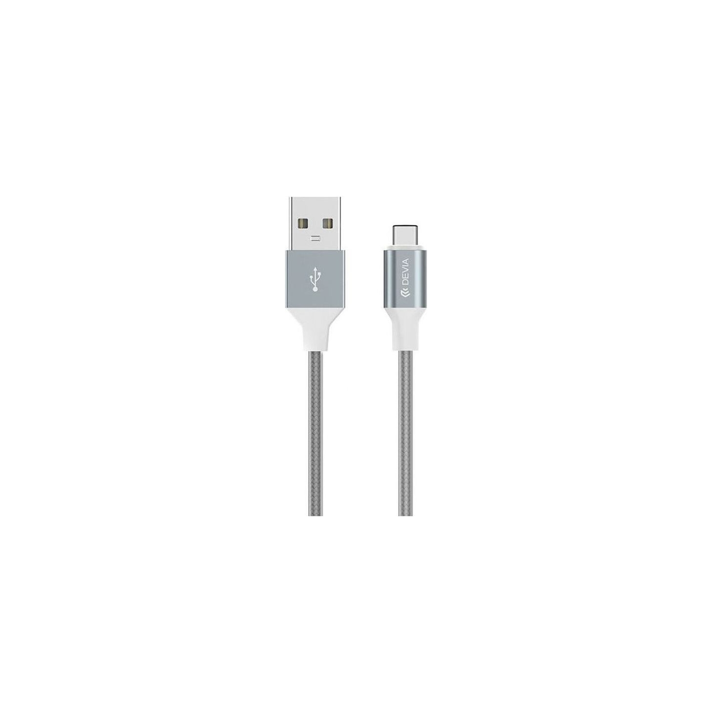 Devia Pheez Series Cable for Micro USB (5V 2.4A,1M) grey