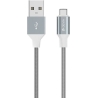 Devia Pheez Series Cable for Micro USB (5V 2.4A,1M) grey