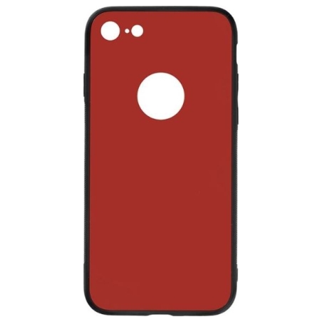 Tellur Cover Glass DUO for iPhone 8 red
