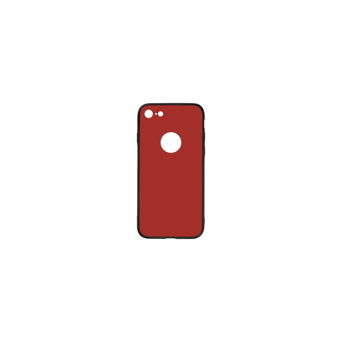 Tellur Cover Glass DUO for iPhone 8 red