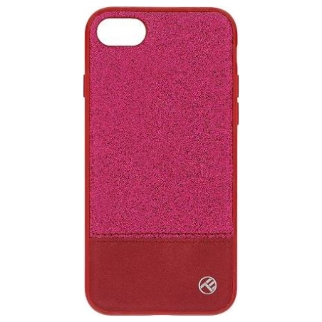 Tellur Cover Synthetic Leather Glitter II for iPhone 8 pink