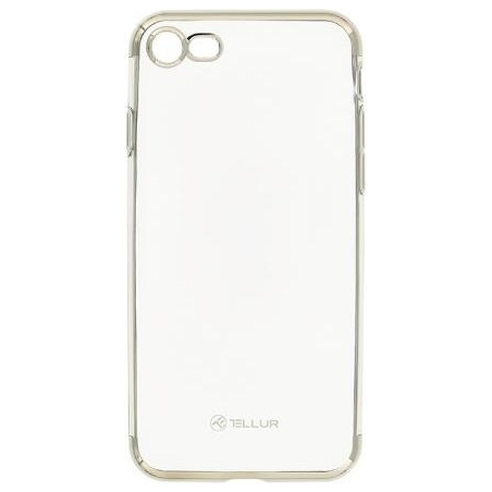 Tellur Cover Silicone Electroplated for iPhone 8 silver