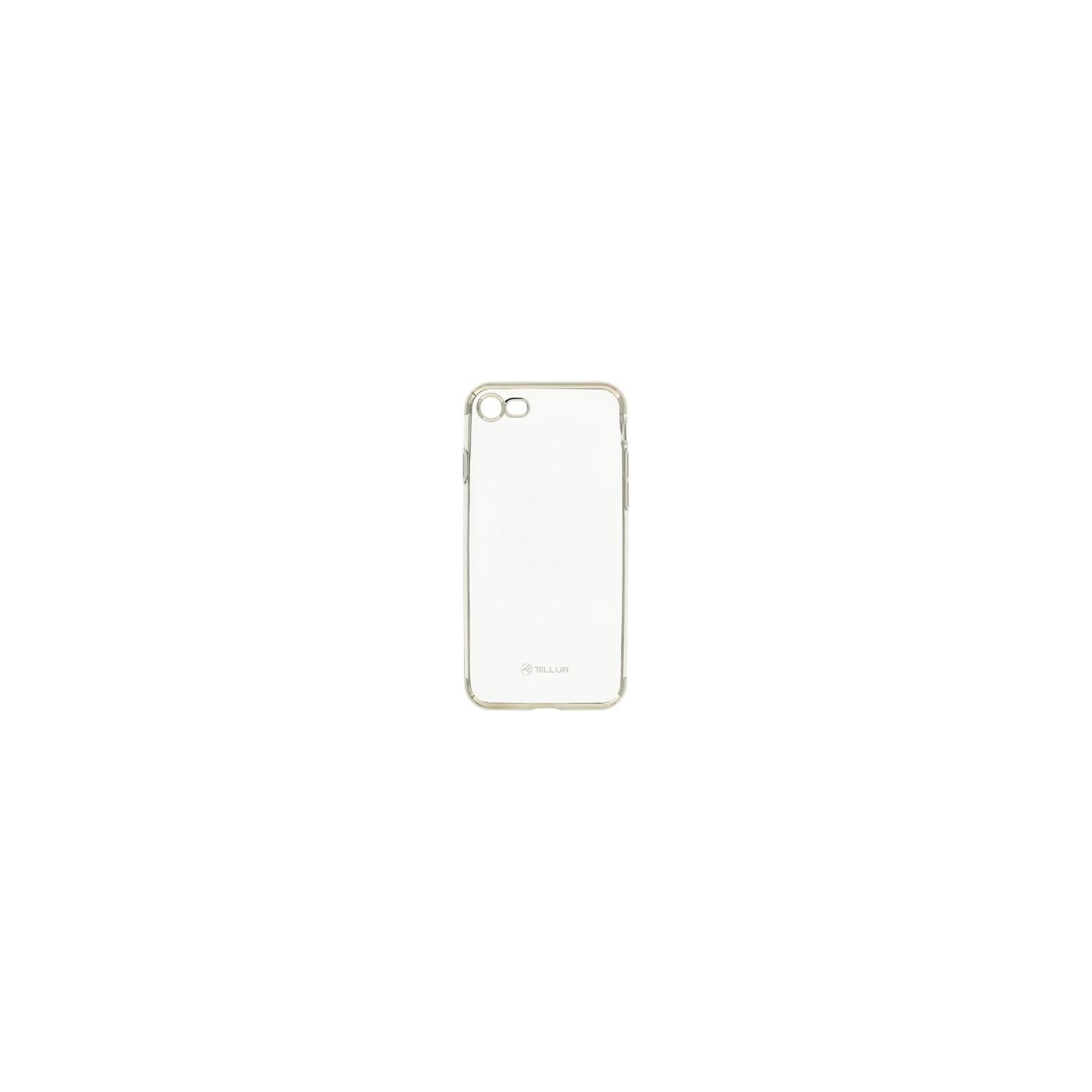 Tellur Cover Silicone Electroplated for iPhone 8 silver