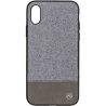 Tellur Cover Synthetic Leather Glitter II for iPhone X/XS silver