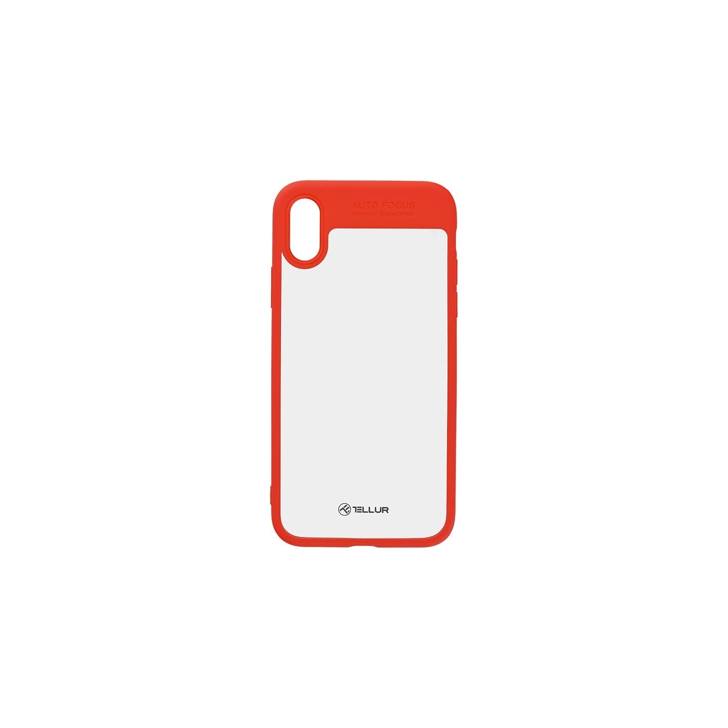 Tellur Cover Hybrid Matt Bumper for iPhone X/XS red