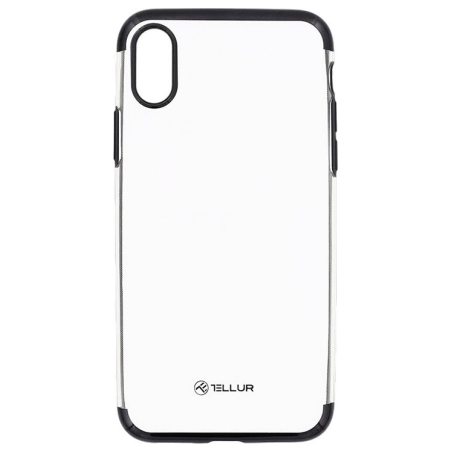 Tellur Cover Silicone Electroplated for iPhone X/XS black