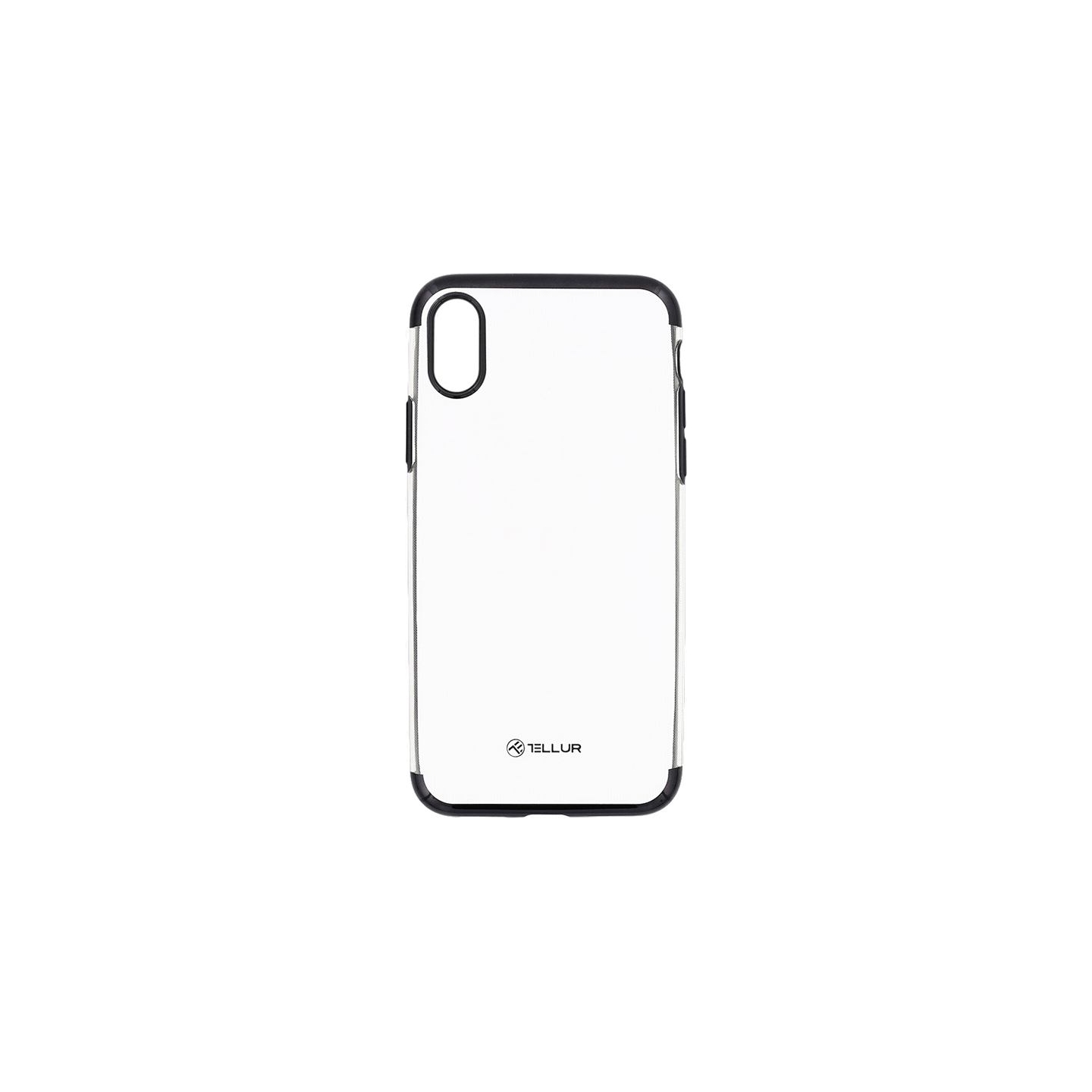 Tellur Cover Silicone Electroplated for iPhone X/XS black