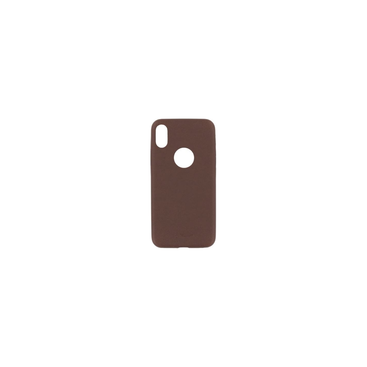 Tellur Cover Slim Synthetic Leather for iPhone X/XS brown